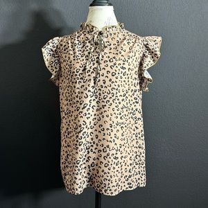 SHEIN printed short Sleeve Top